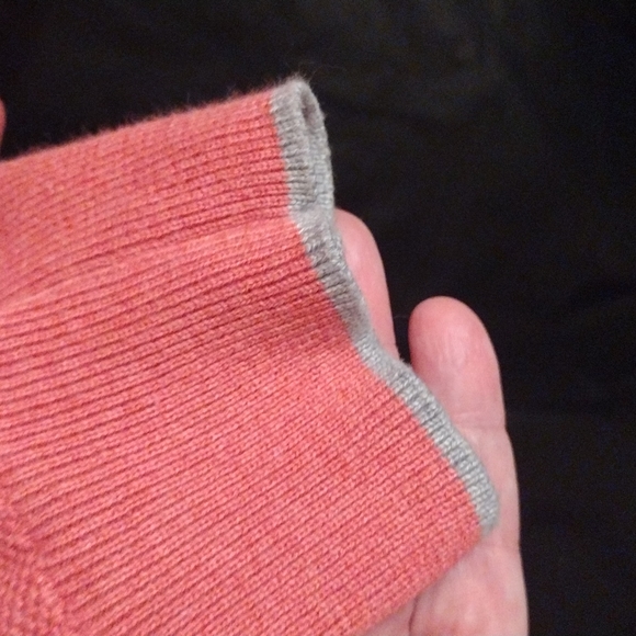 Polo by Ralph Lauren Salmon colored Pima Cotton long sleeve zip polo - Picture 6 of 9